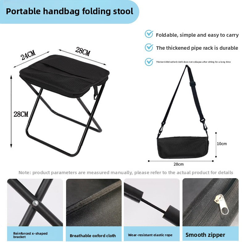 Portable Folding Camping Chair – Steel Frame