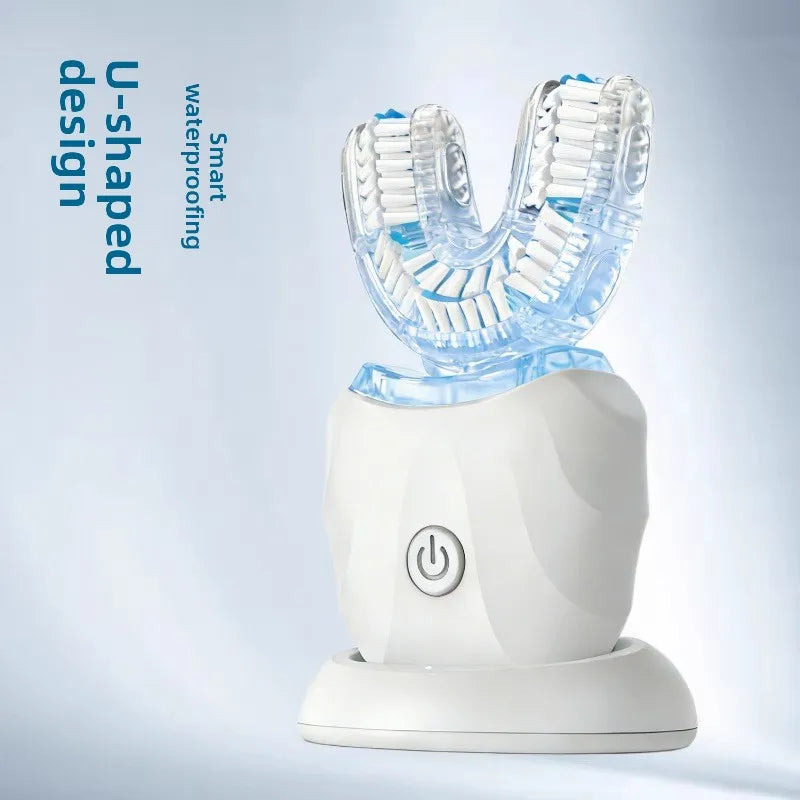 JS508 U-Shaped Sonic Electric Toothbrush & Brush Head Options