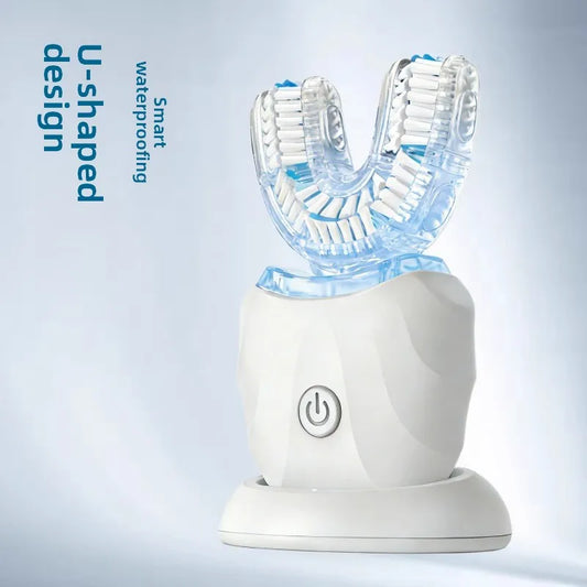JS508 U-Shaped Sonic Electric Toothbrush & Brush Head Options