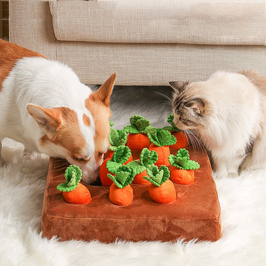 Carrot Sniff Snuffle Mat | Interactive Dog Enrichment Toy