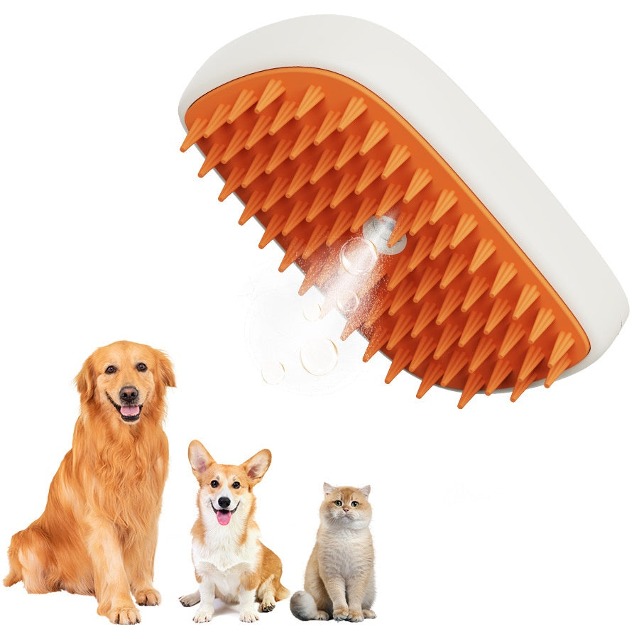 Steam Paw Cat Grooming Brush | 3-in-1 Steam Comb