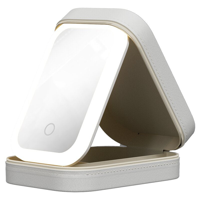 Glow Vanity Box | LED Mirror Makeup Organizer
