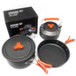 3-Piece Aluminium Camping Cookware Set with Kettle