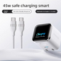 45W USB-C PD Charger with Digital Display – Chinese Plug