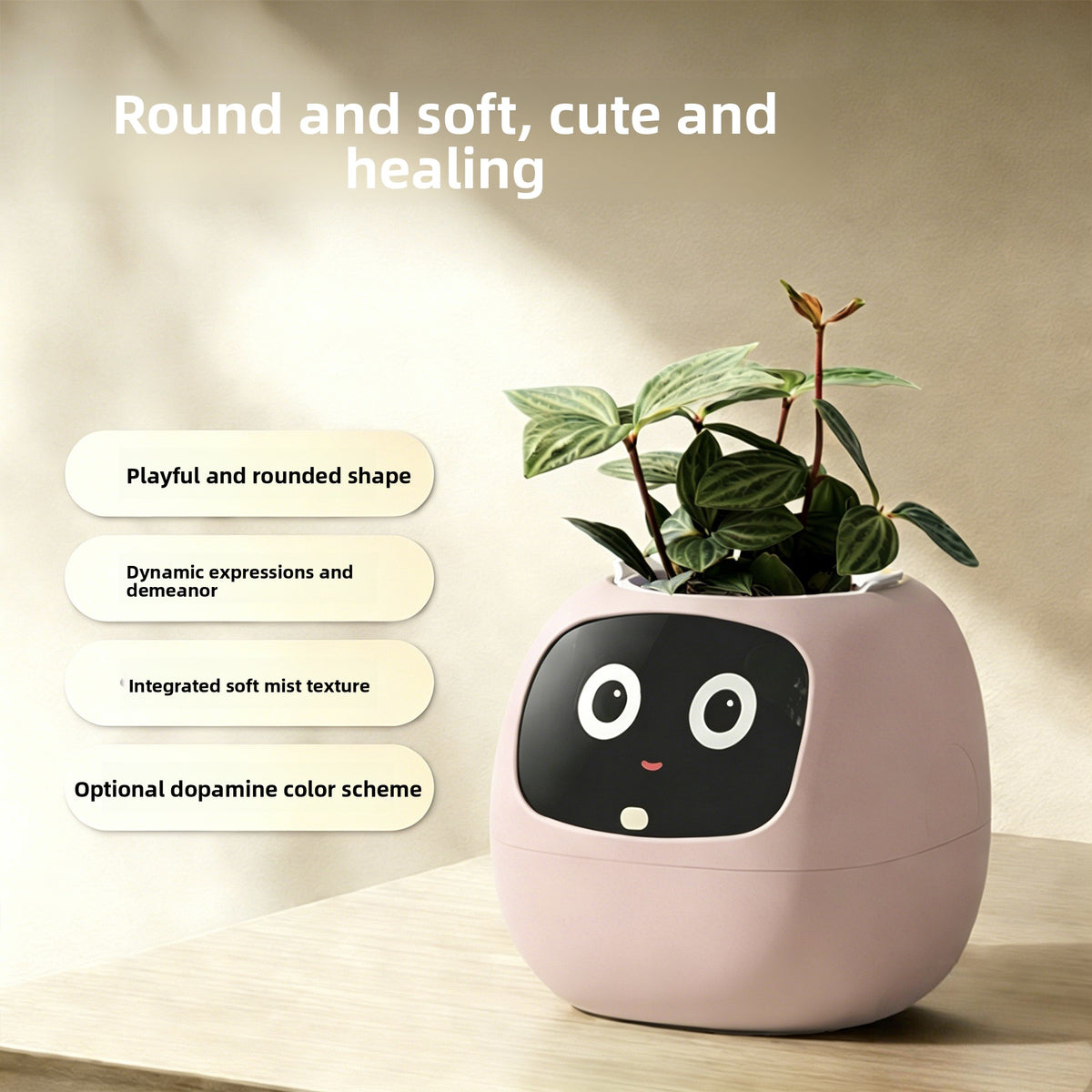 Smart Plant Companion Robot – Interactive Desktop Decor