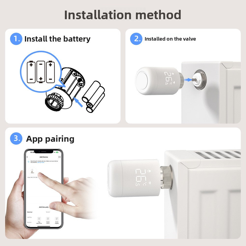 Tuya WiFi Smart Radiator Thermostat – TRV16-WiFi
