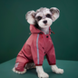 Four-Leg Dog Raincoat – Hooded & Reflective