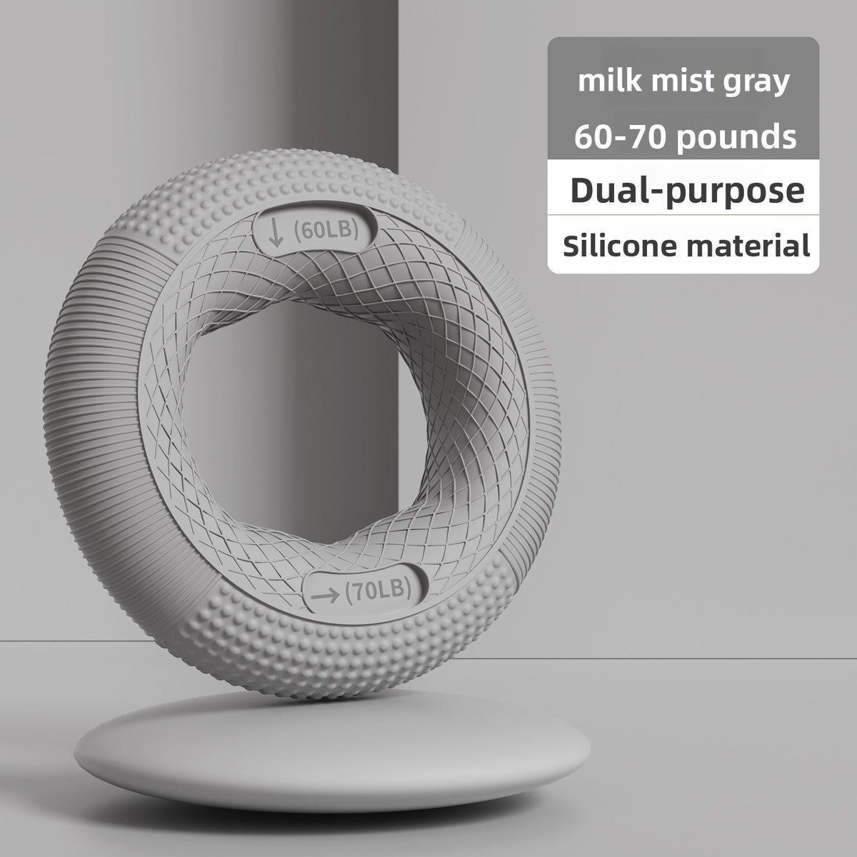 Silicone Grip Strengthener Ring – 10–70 lb Options