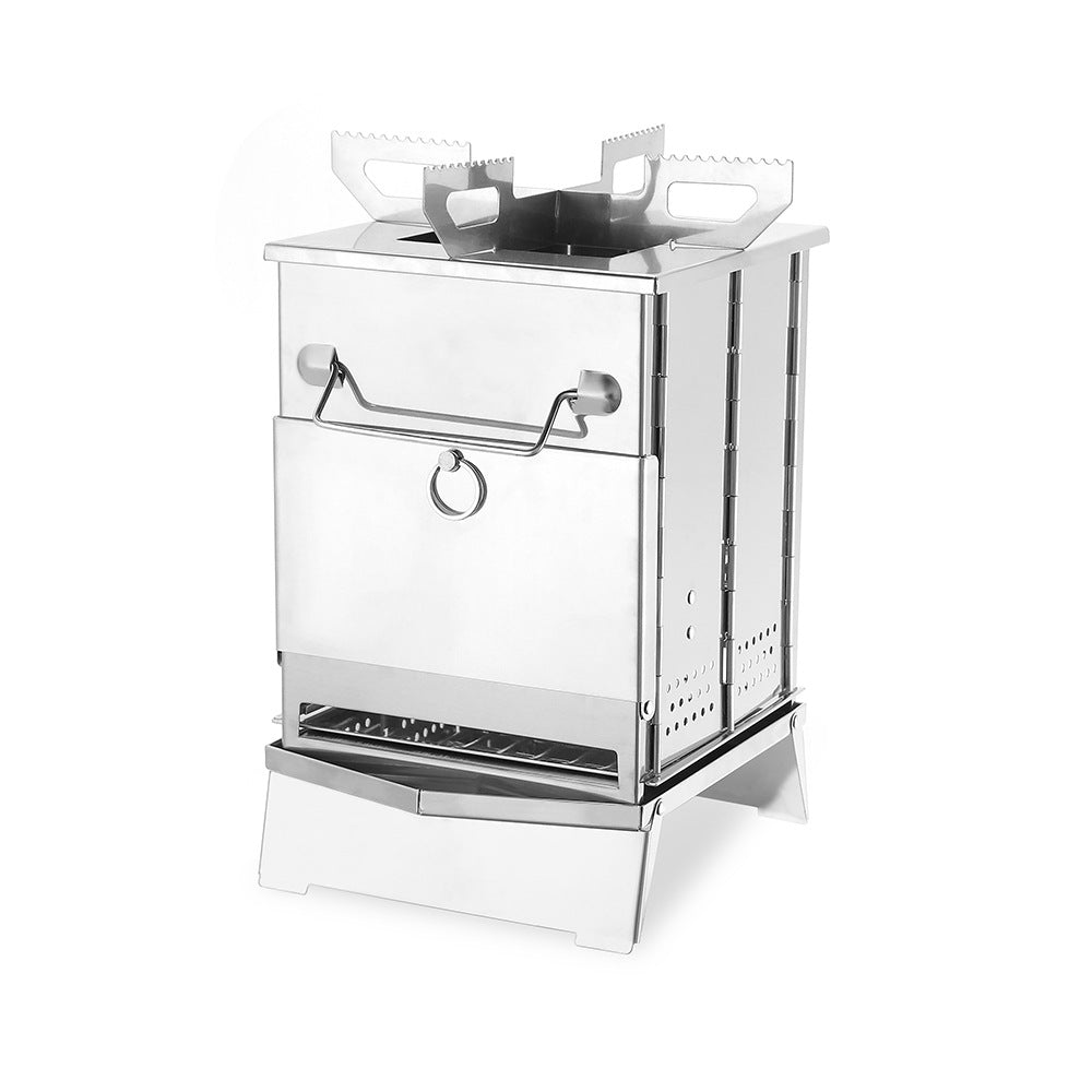 Folding Stainless Steel Charcoal Camping Stove