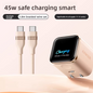 45W USB-C PD Charger with Digital Display – Chinese Plug