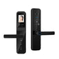 F008 Fingerprint Door Lock with Peephole Camera – Black