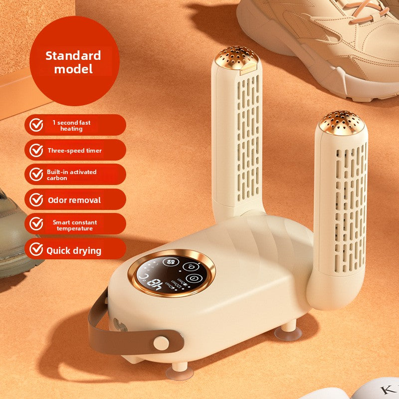 Foldable Electric Shoe Dryer – Timer, 150W