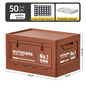 Foldable Side-Opening Camping Storage Box – Optional Wooden Top