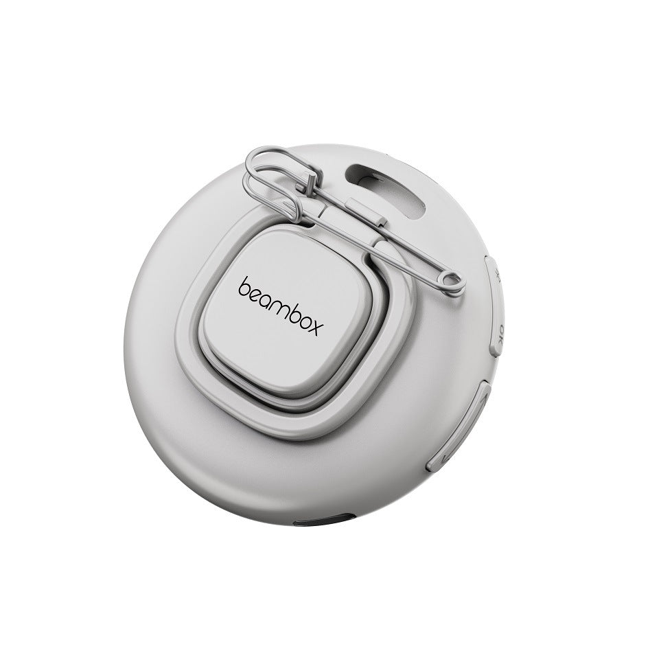 Electronic Display Badge Pendant – Silver