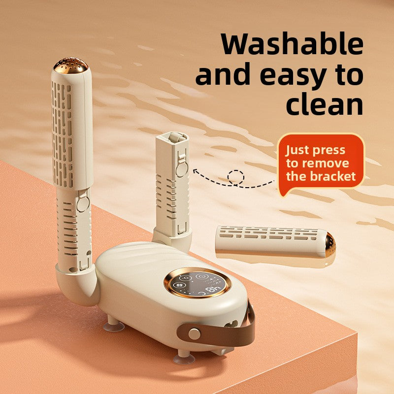 Foldable Electric Shoe Dryer – Timer, 150W