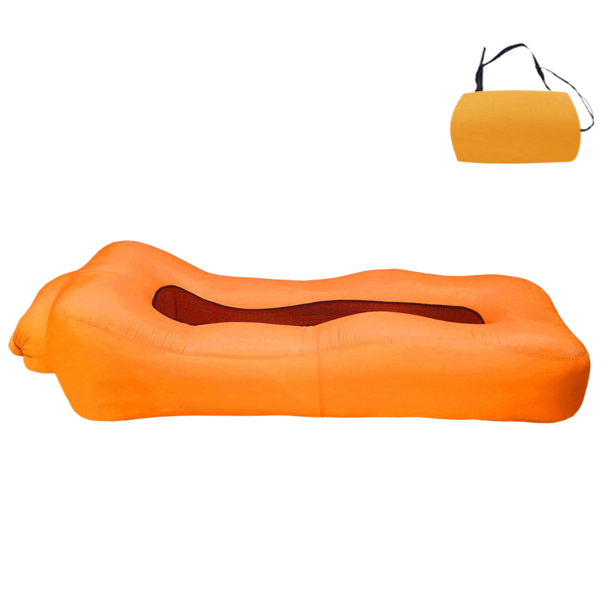 Portable Inflatable Camping Lounger – 190 × 75 × 45 cm