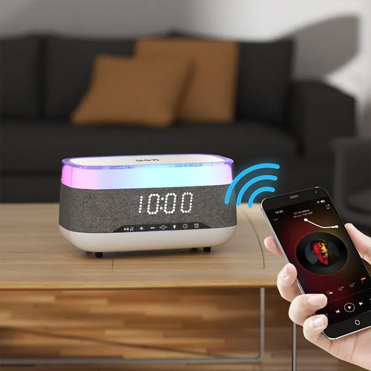 Glow Time 4-in-1 Smart Clock | Speaker & Wireless Charger