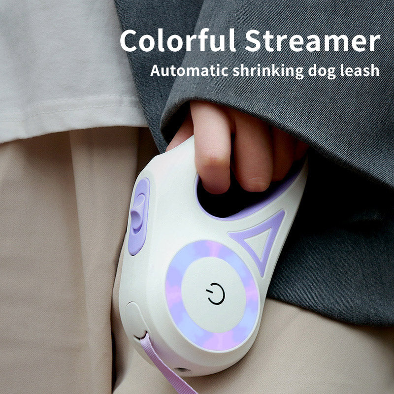 Paw Lead Retractable Dog Leash & Collar Set