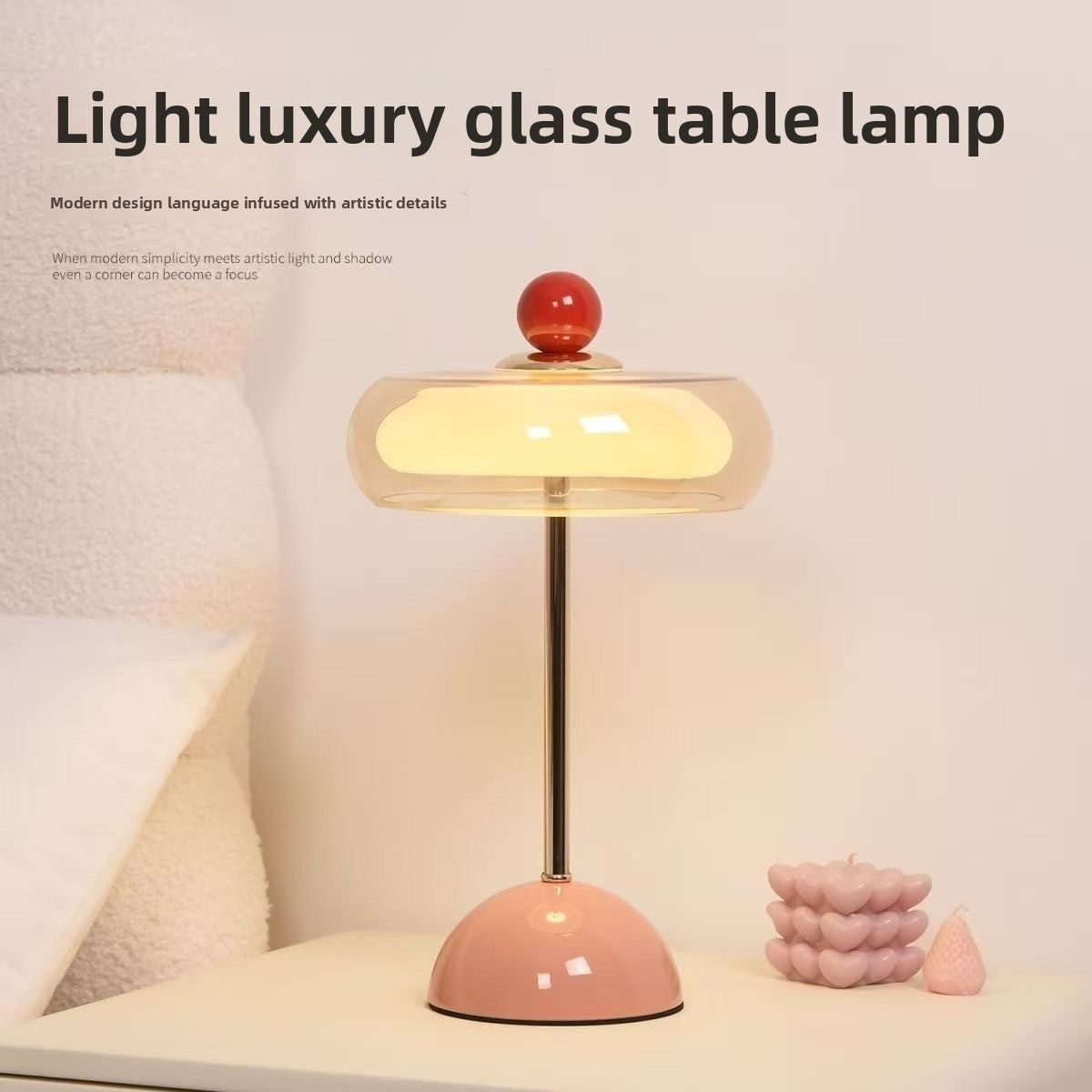 Mushroom Table Lamp – Three Light Modes & Dimming