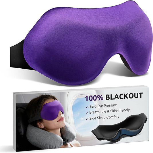 3D Memory Foam Sleep Mask with Breathable Ice Silk — QIUOLA | qiuola.com