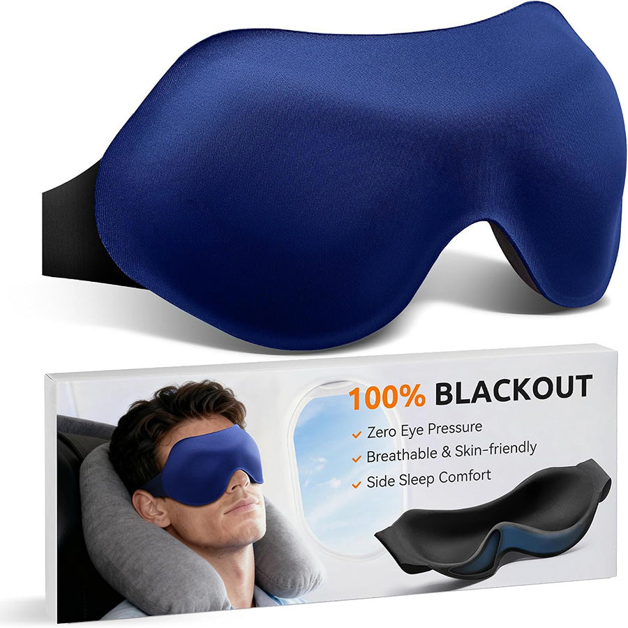 3D Memory Foam Sleep Mask with Breathable Ice Silk — QIUOLA | qiuola.com