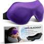 3D Memory Foam Sleep Mask with Breathable Ice Silk — QIUOLA | qiuola.com