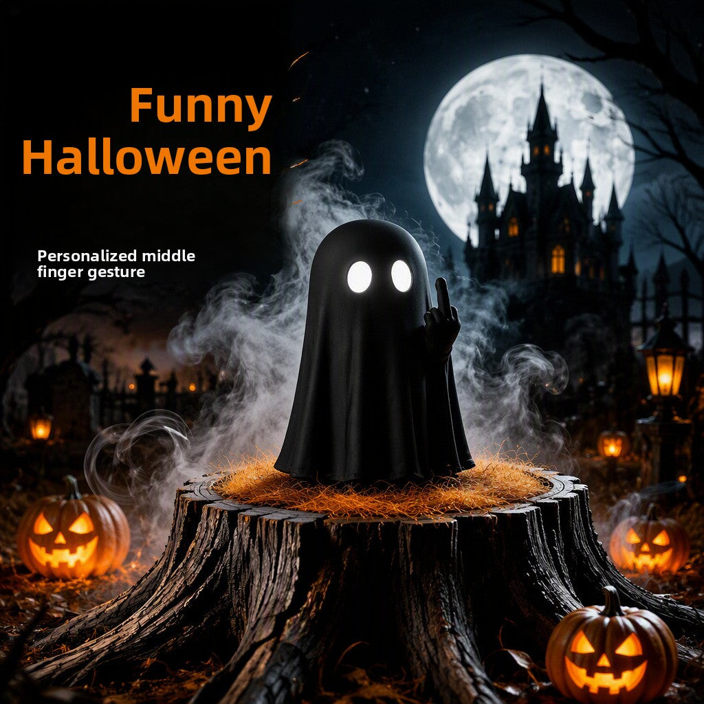 3D-Printed Ghost Figurine for Halloween Desk Decor — QIUOLA | qiuola.com