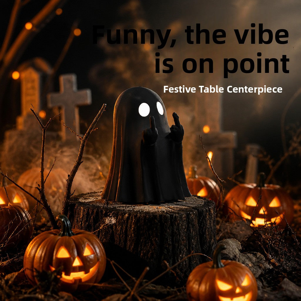 3D-Printed Ghost Figurine for Halloween Desk Decor — QIUOLA | qiuola.com