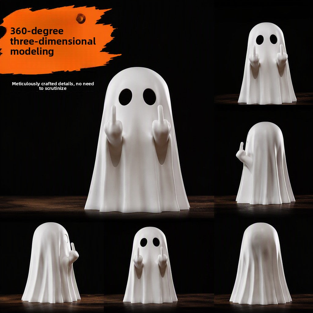3D-Printed Ghost Figurine for Halloween Desk Decor — QIUOLA | qiuola.com