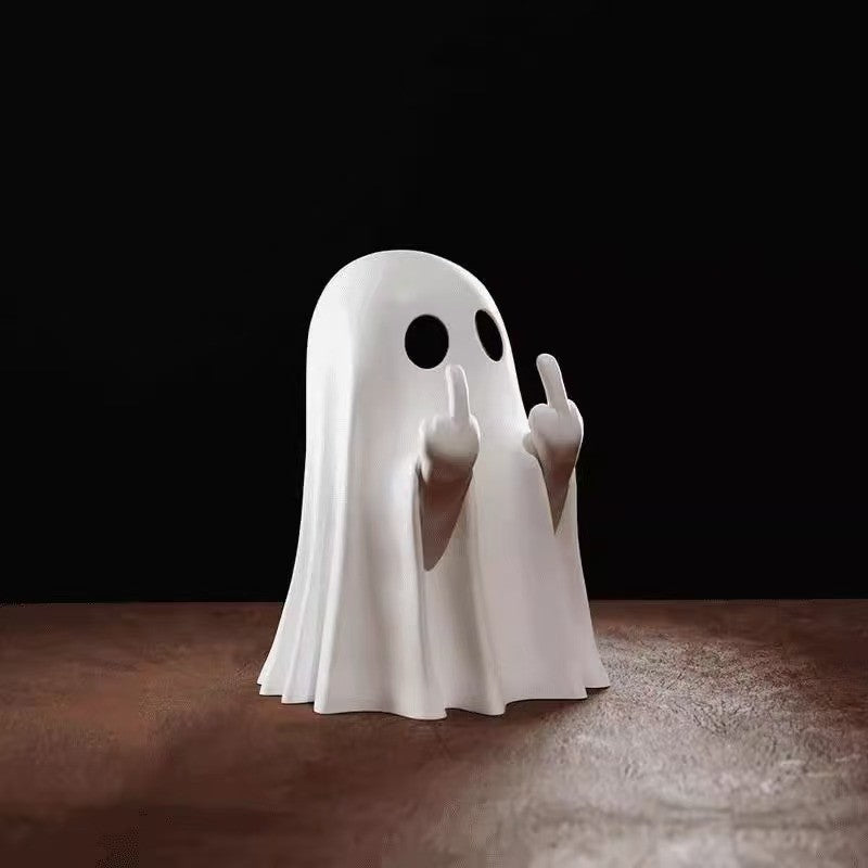 3D-Printed Ghost Figurine for Halloween Desk Decor — QIUOLA | qiuola.com