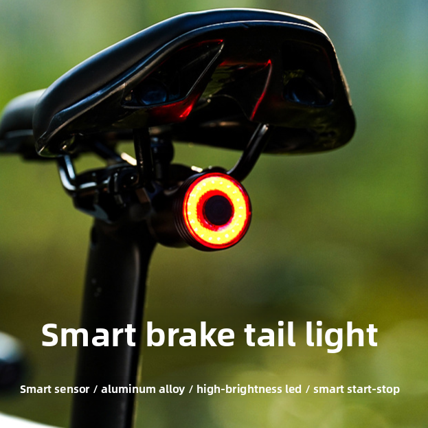 Smart Bicycle Tail Light with Brake Sensor – Mounting Options