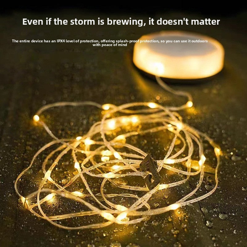Rechargeable LED Camping String Lights – Warm & RGB Options