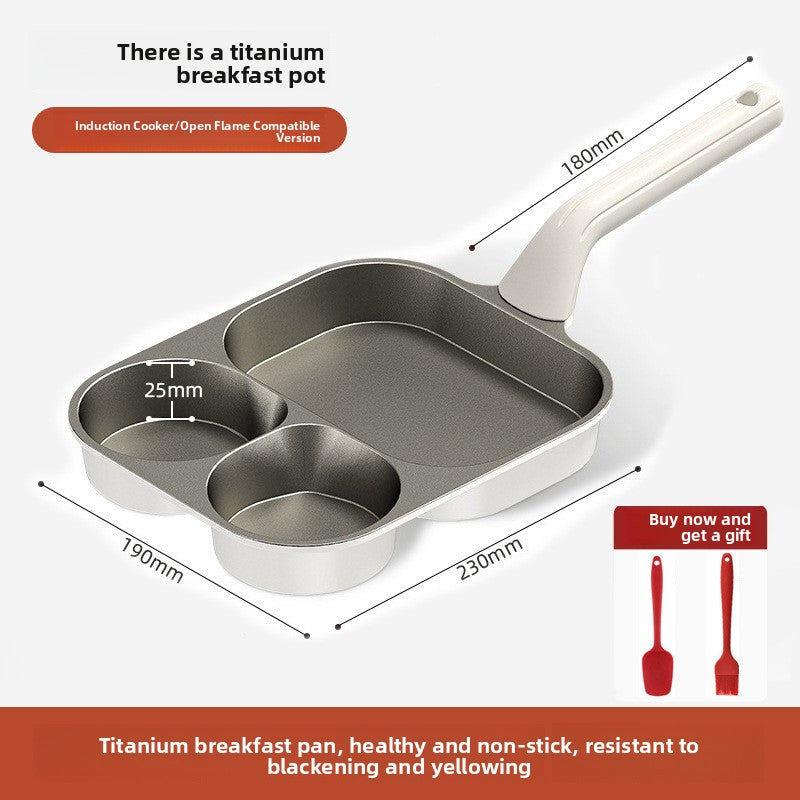 Non-Stick Breakfast Frying Pan – Four-Hole & 3-in-1 Models