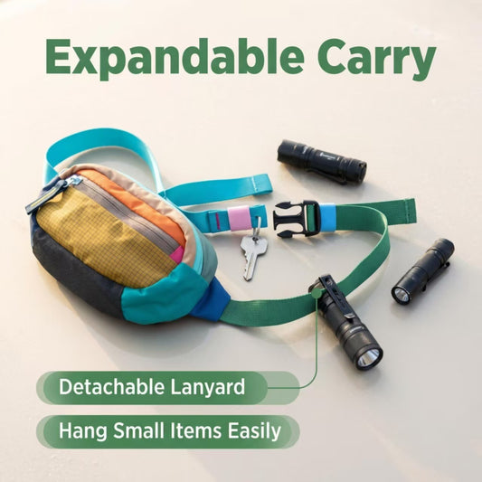Ultra-Light Nylon Waist Bag & Crossbody Sports Pack