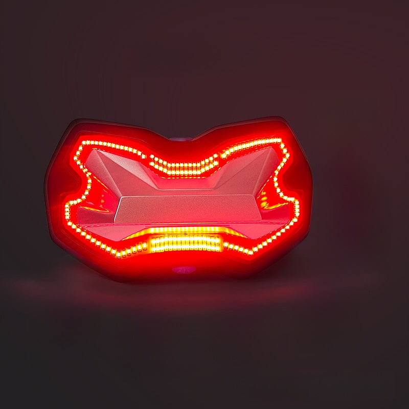 USB Rechargeable Wireless Helmet Light with Turn Signals