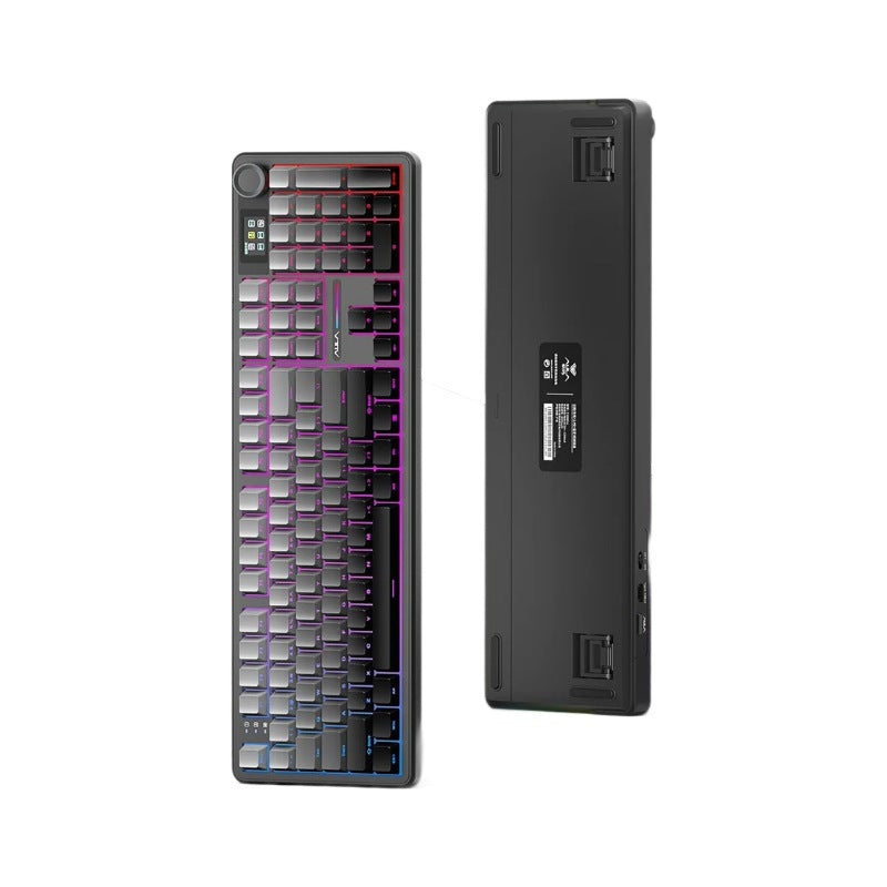 AULA F108PRO Tri-Mode Mechanical Keyboard with Smart Display