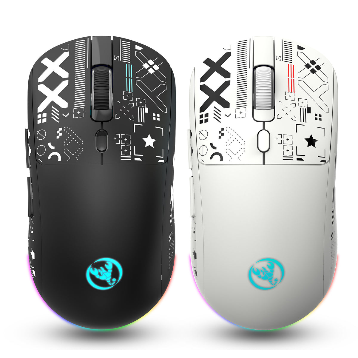 Tri-Mode Rechargeable RGB Gaming Mouse – 3600 DPI