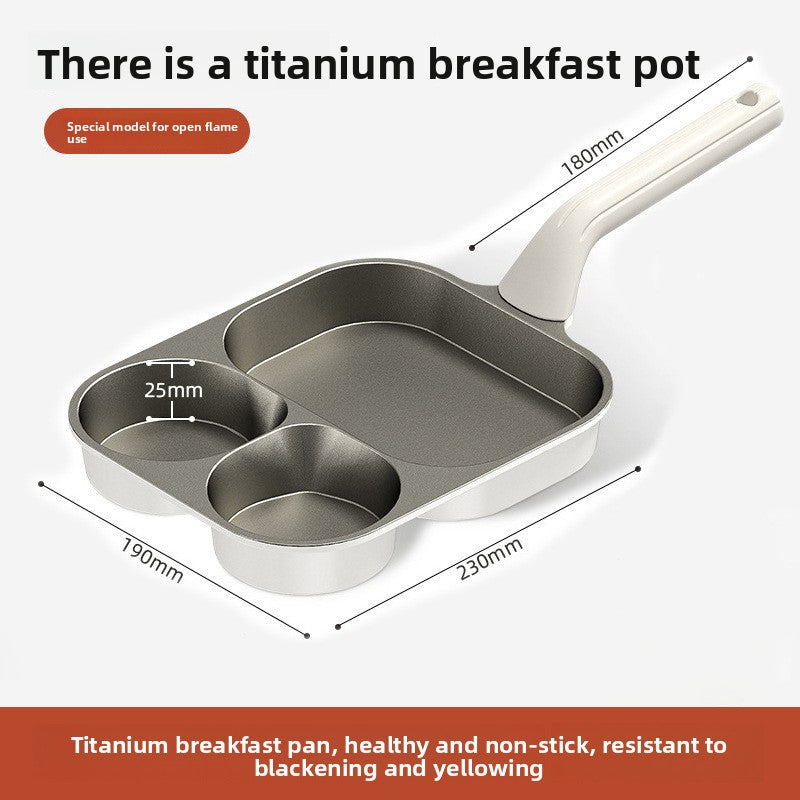 Non-Stick Breakfast Frying Pan – Four-Hole & 3-in-1 Models