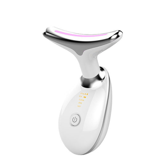 7-Colour LED Face & Neck Massager – Rechargeable