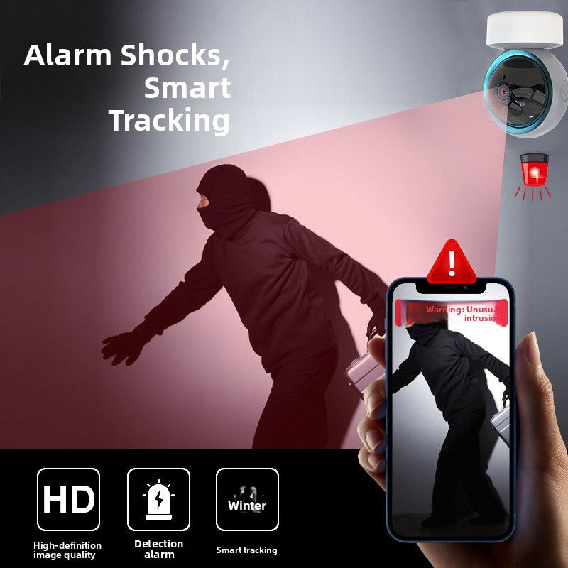 3MP Indoor Wi-Fi Security Camera with Pan, Tilt & Two-Way Audio