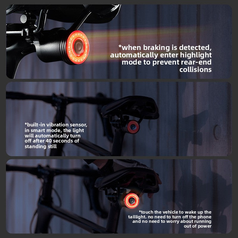 Smart Bicycle Tail Light with Brake Sensor – Mounting Options