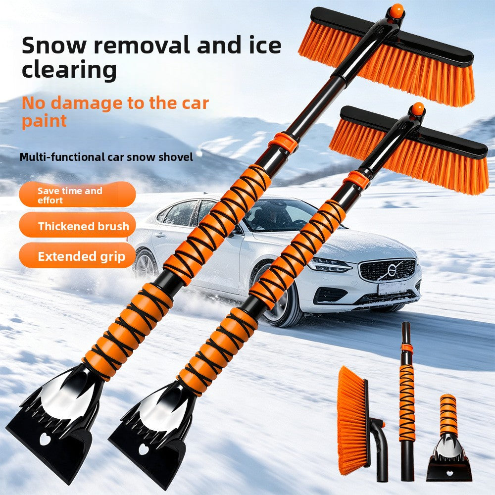 3-in-1 Telescopic Car Snow Brush, Ice Scraper & Shovel