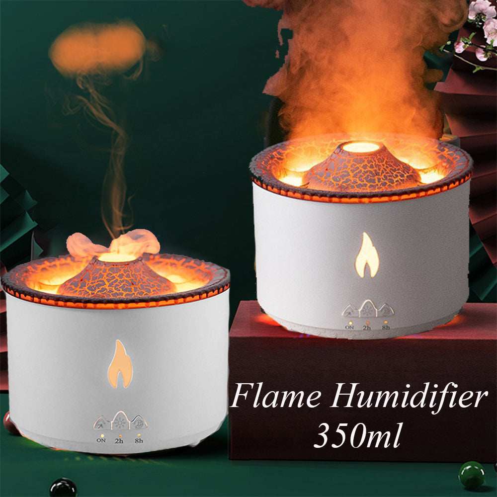Volcano Flame Mist Diffuser | Aromatherapy Humidifier
