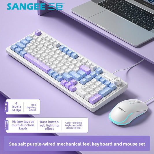 Sangee K18 Wired Backlit Keyboard with Volume Knob