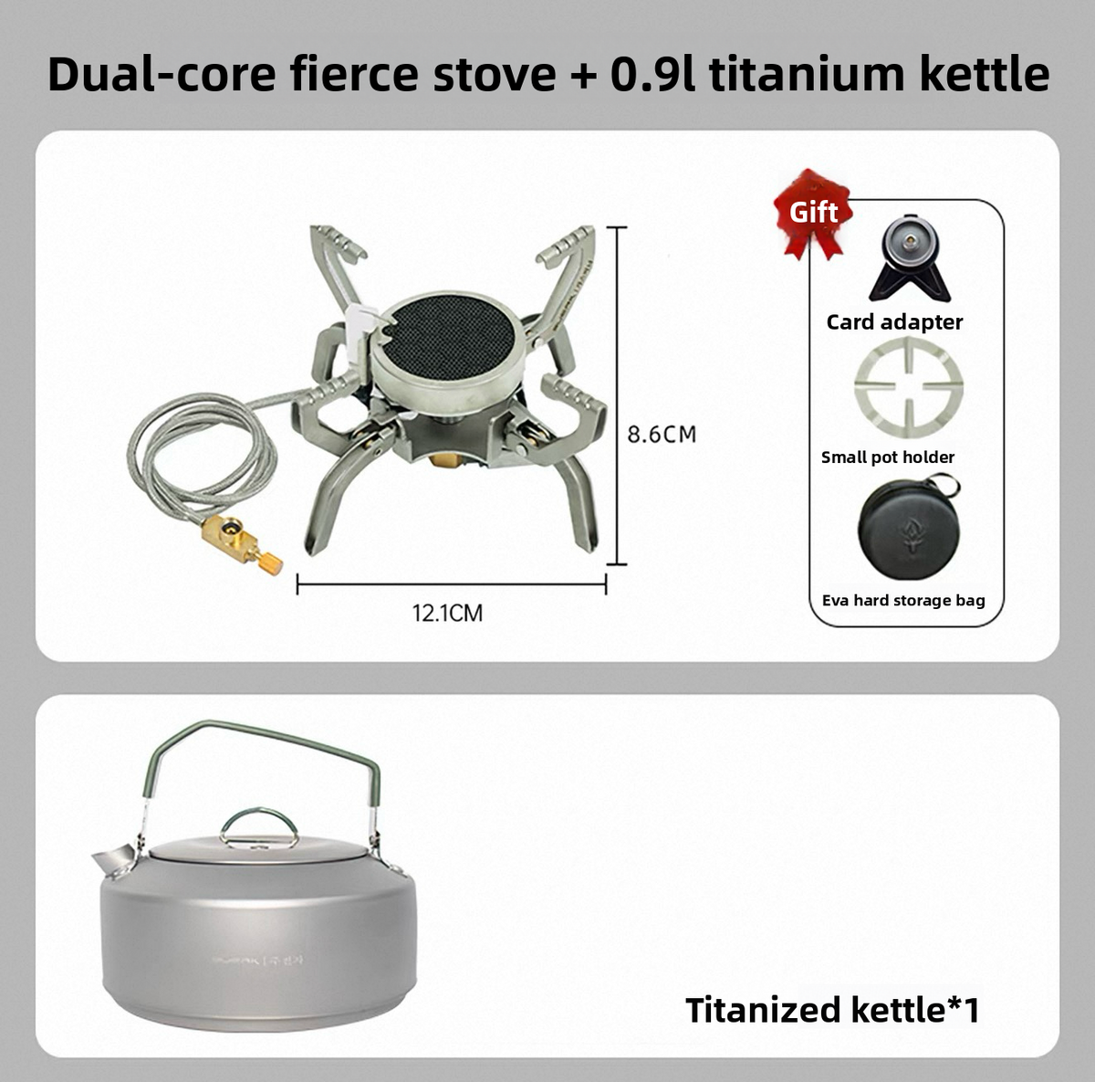Portable Infrared Camping Stove – Burner & Kit Options