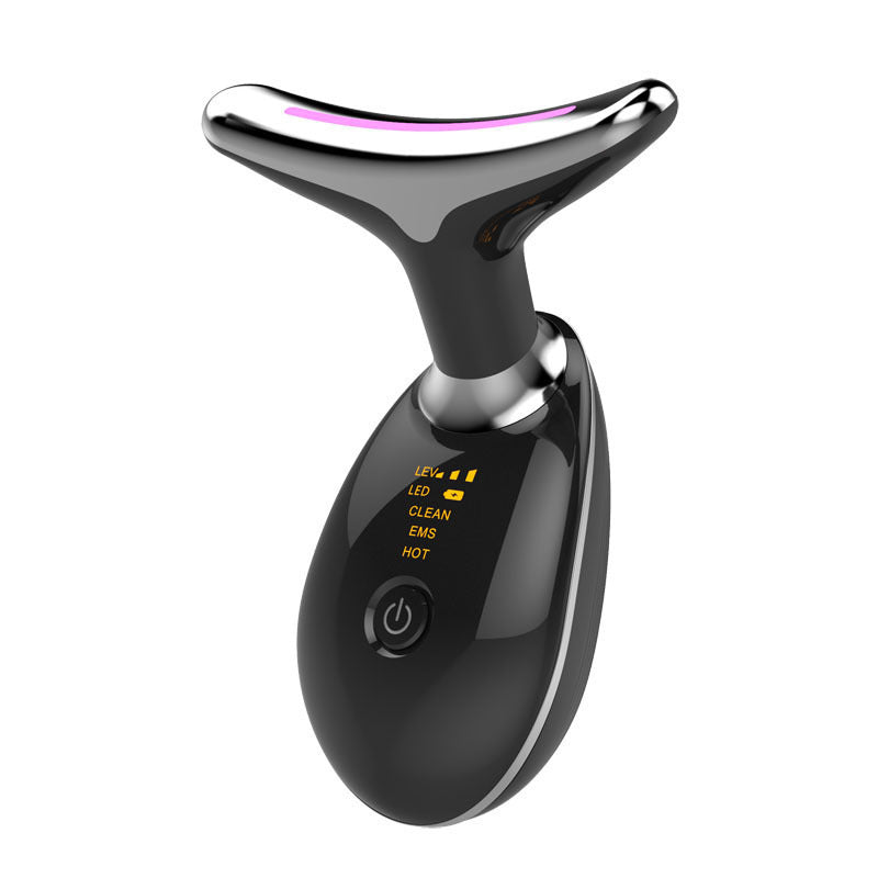 7-Colour LED Face & Neck Massager – Rechargeable