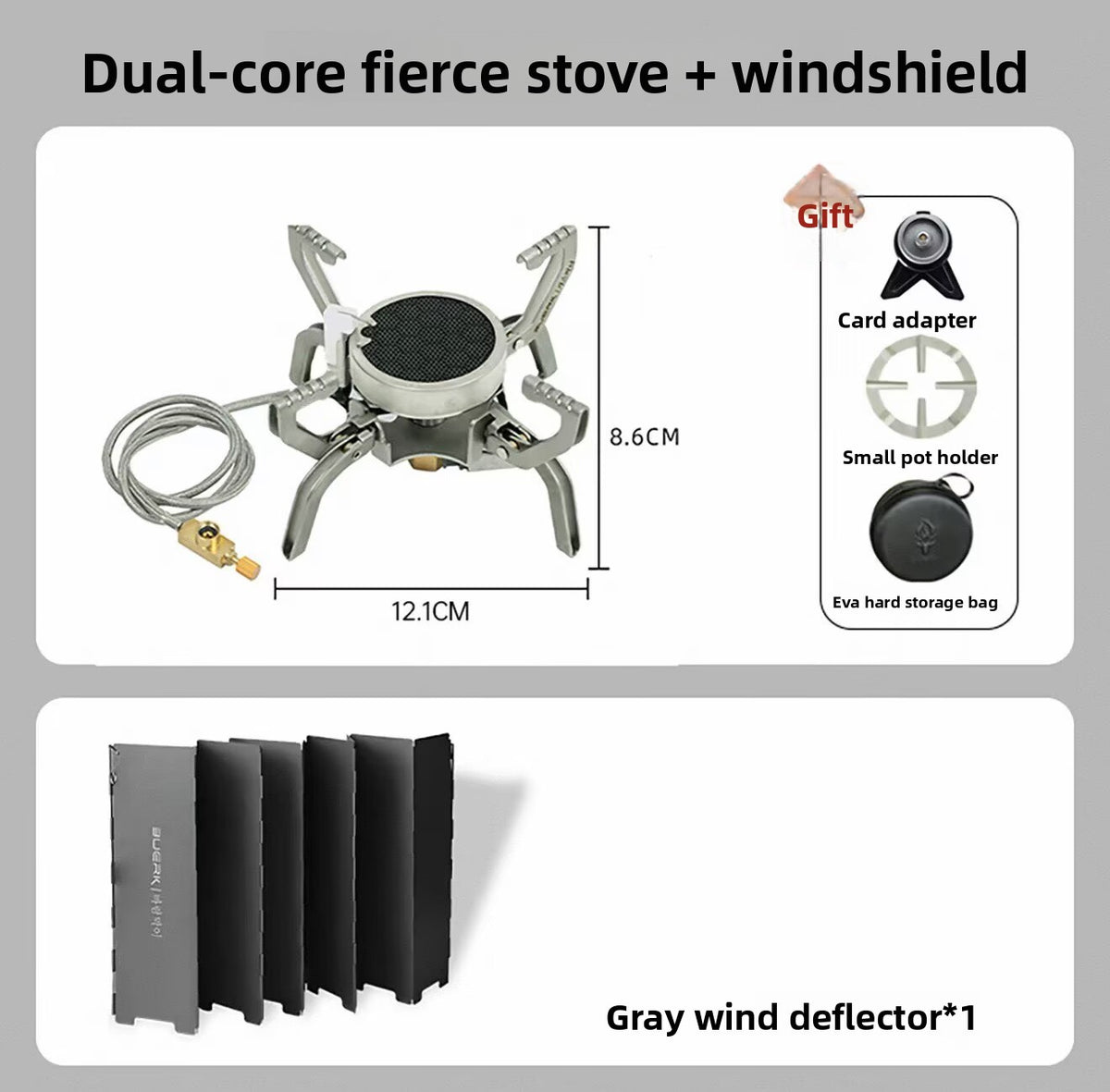 Portable Infrared Camping Stove – Burner & Kit Options