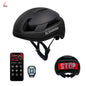 Bluetooth Cycling Helmet with Rear LED Display – Black or White