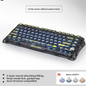 Tri-Mode Hot-Swappable Mechanical Gaming Keyboard with RGB