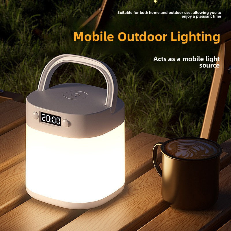 Rechargeable LED Camping Lantern – Clock & Remote Options